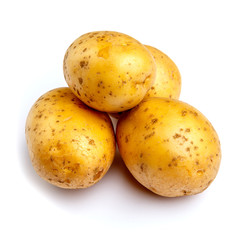 potato isolated on white background