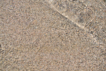 large white quartz sand the bottom of the sea background