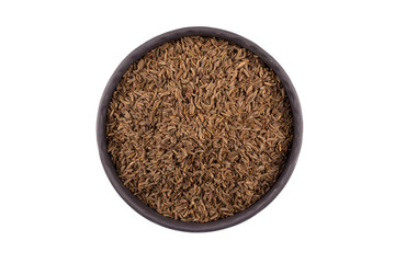 Caraway seeds in bowl
