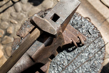 Blacksmith working space