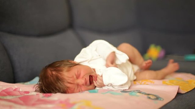 Little baby crying 