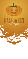 Pumpkin Halloween Party Flyer Invitation