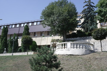 Fototapeta premium Пятигорск. Фрагмент стены.