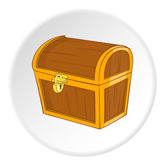 Chest icon. Cartoon illustration of chest vector icon for web