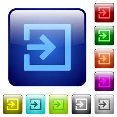 Color import square buttons