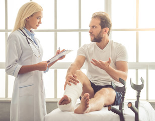 Doctor and patient