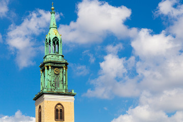 Fototapeta na wymiar St. Mary's Church, Berlin.