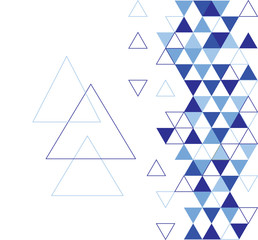 bstract geometric background. Modern overlapping triangles. Unusual color shapes for your message. Business or tech presentation, app cover template