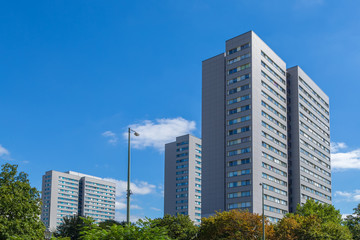 High rises in Eastern Berlin.