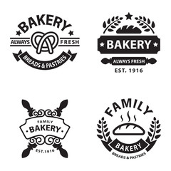 Fototapeta premium Bakery badge and logo icon