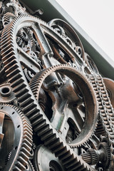 decorative metal elements close-up