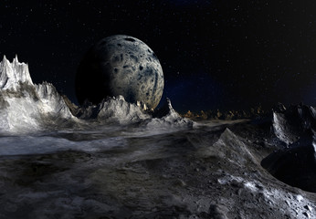 3d Rendered Fantasy Alien Planet - Illustration