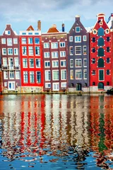 Zelfklevend Fotobehang Houses in Amsterdam © adisa