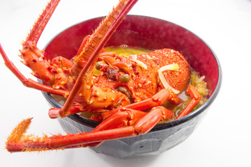 伊勢えびの味噌汁