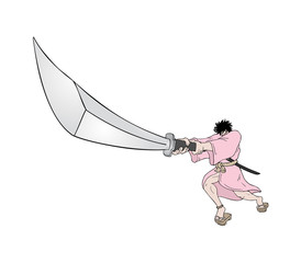 Obraz premium Samurai attack