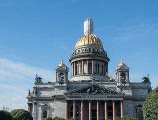 Saint Petersburg, Russia September 02, 2016: St. Isaac cathedral in St. Petersburg, Russia.