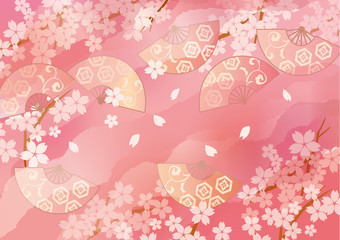 桜ファン ピンク 柄