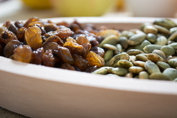 Dry fruit with pumpkin seed