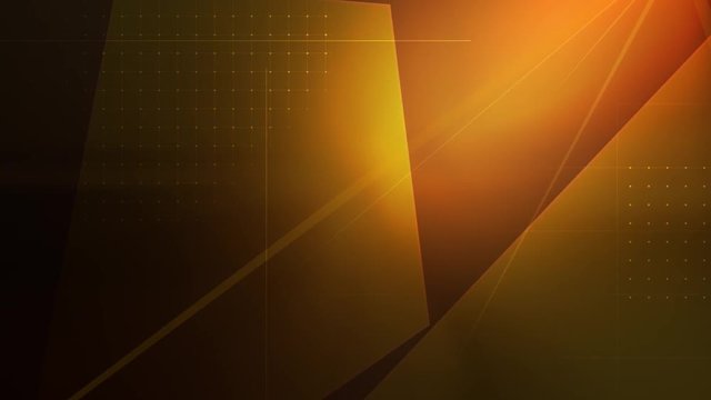 Geometric Background. Series of polygons and shapes rotate as an ideal background for technology themed productions.