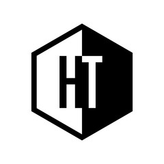 INITIAL hexsagonal HALF LOGO