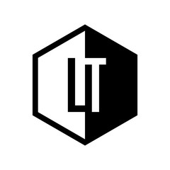 INITIAL hexsagonal HALF LOGO