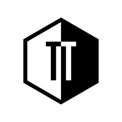 INITIAL hexsagonal HALF LOGO