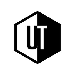 INITIAL hexsagonal HALF LOGO