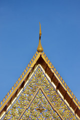 Roof of Thai temple, Buddism architecture