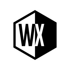 INITIAL hexsagonal HALF LOGO