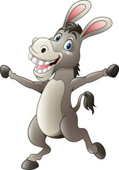 Cartoon funny donkey - 123180315