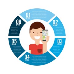 transport service app technology icon vector illustration design