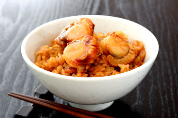 ホタテの照焼き丼