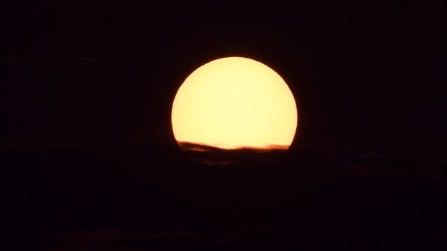 Sunrise movement in the morning.