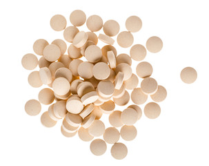 round the pills closeup