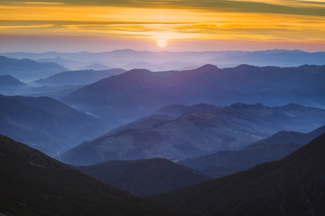 Sunrise above Shpitsy