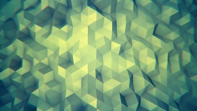 Hipster background. Seamless loop abstract 3D render. 4k (4096x2304)
