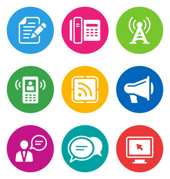 color communication icons