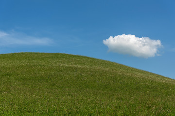 Obraz na płótnie Canvas mountains hills sky meadow