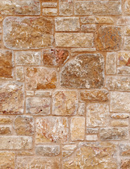 colorful stone wall closeup