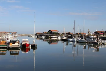 Keuken foto achterwand Poort port ostréicole de Gujan-Mestras,bassin d'Arcachon