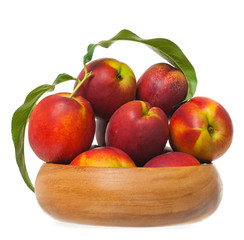 Fresh ripe nectarines