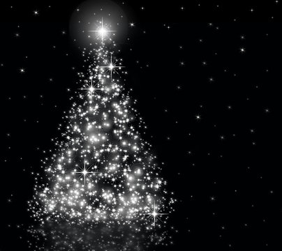 Christmas silver tree © Victoria