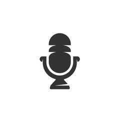 Microphone icon isolated on a white background