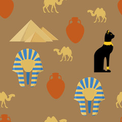 Egypt seamless pattern