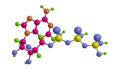 Molecular structure adenosine triphosphate (ATP)