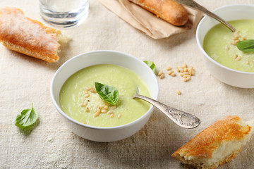 Diet vegetables soup