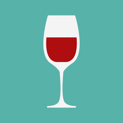 glass flat icon