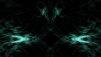 Geometric Abstract mesh background with circles and lines.