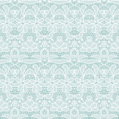 Fototapeta premium Lace seamless pattern with flowers