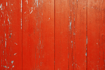 Holz mit abblätternder Farbe_rot